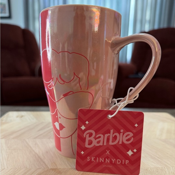 Barbie Other - Barbie Glamorous Pink and Gold Accent Mug
